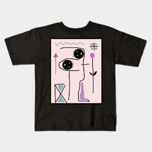 Kids and Ballet Stick Figure Kids T-Shirt